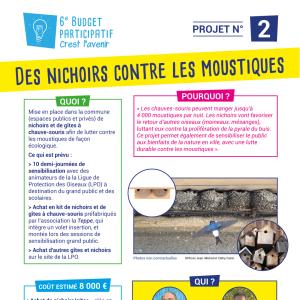 projet 2 nichoirs contre moustiques